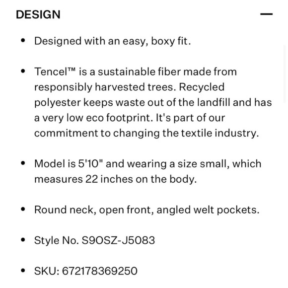 Eileen fisher Sandwashed Tencel Round Neck Jacket silk black NWT size small - Picture 16 of 16